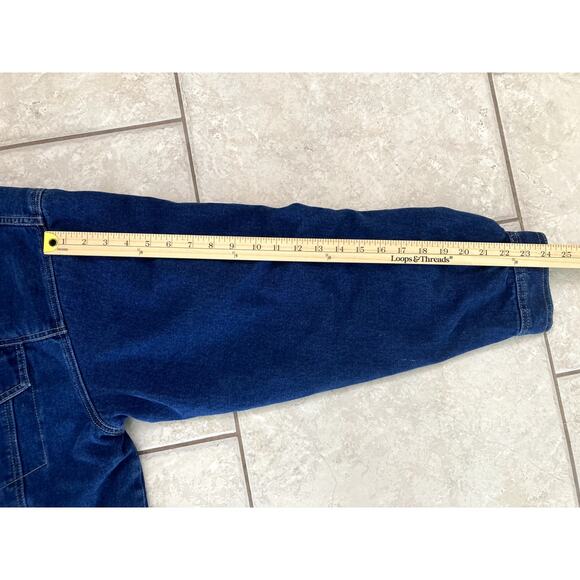 VTG Northwest Territory Coat Denim XL/EG Chore Jacket Barn Western Heavyweight - Picture 6 of 7